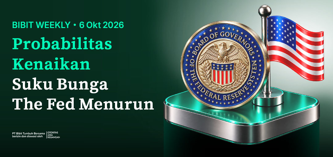 Bibit Weekly – Probabilitas Kenaikan Suku Bunga The Fed Menurun